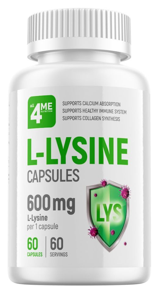 Аминокислоты 4Me Nutrition L-Lysine, 60 капс. #1