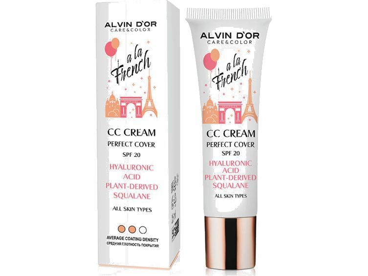 Тональный СС-крем Alvin D'or CC cream #1