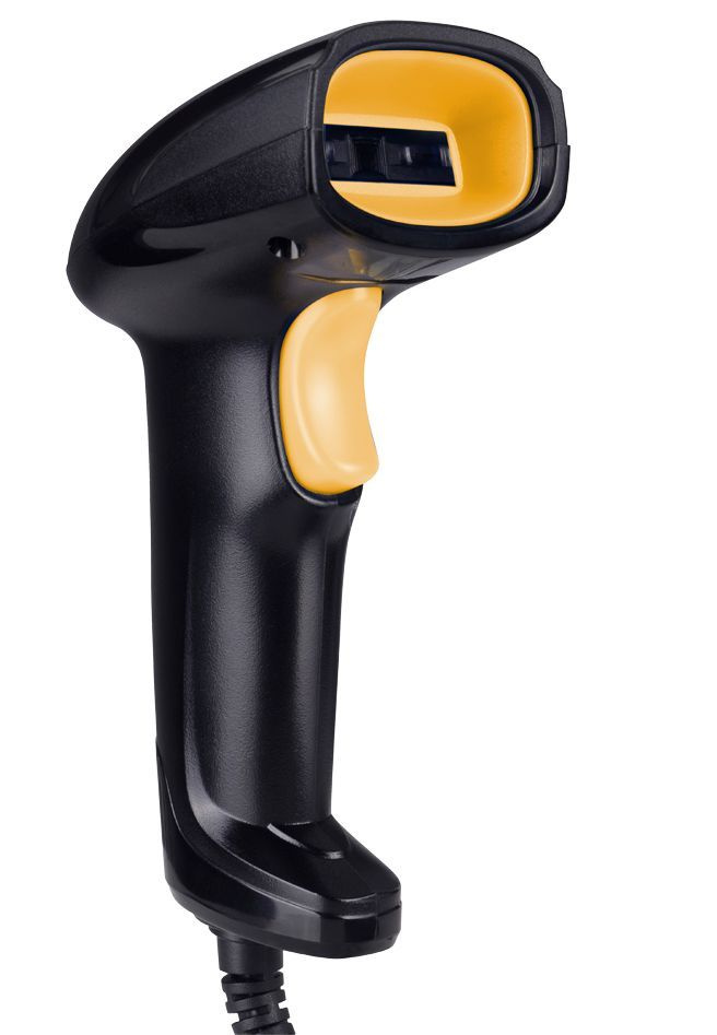 Проводной сканер штрих-кодов YHDAA 2D Wired Barcode Scanner YHD-1100D Yellow  #1