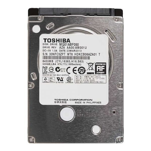 Toshiba 500 ГБ Внутренний жесткий диск (MQ01ABF050)  #1