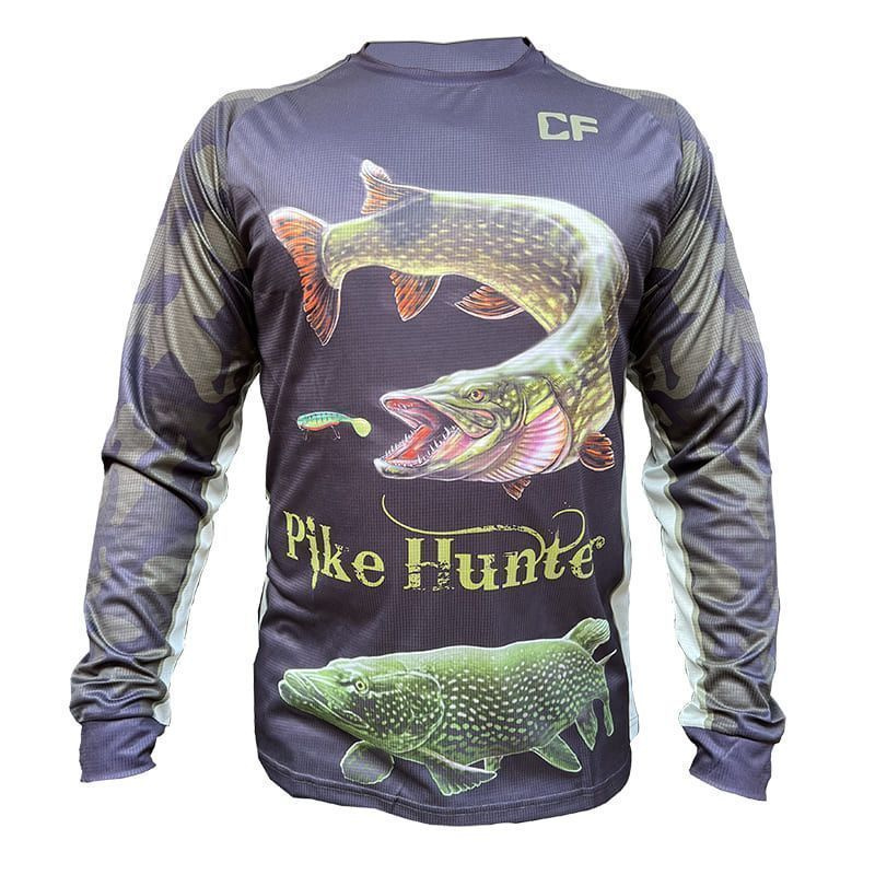 Джерси рыболовное CF Pike Hunter black 2XL #1