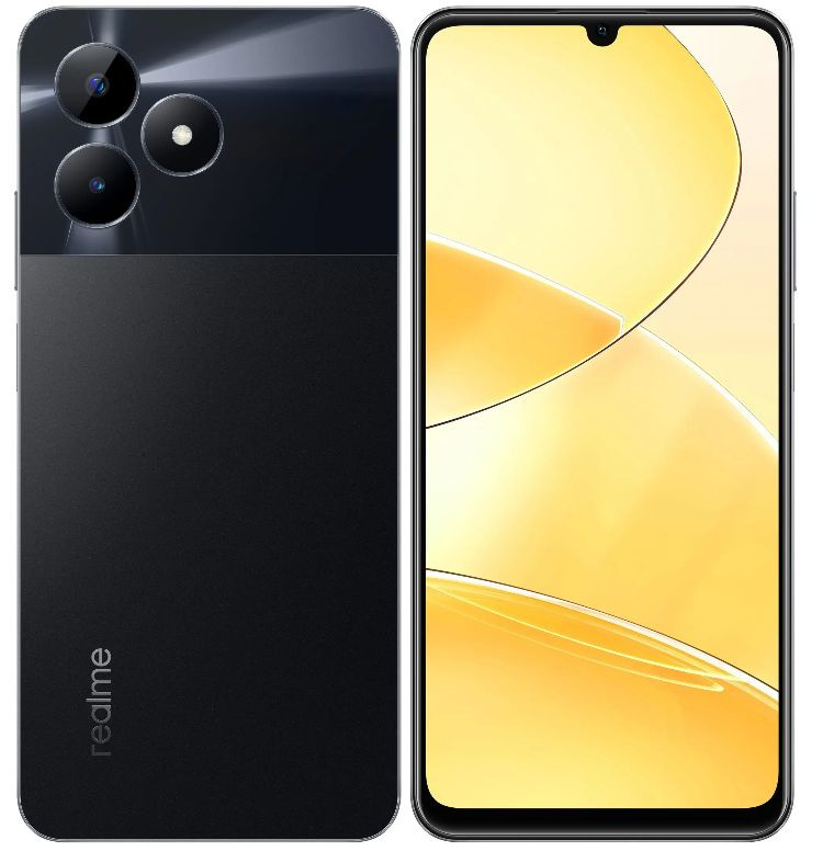 realme Смартфон C51 631011000845 4/64 ГБ, черный #1