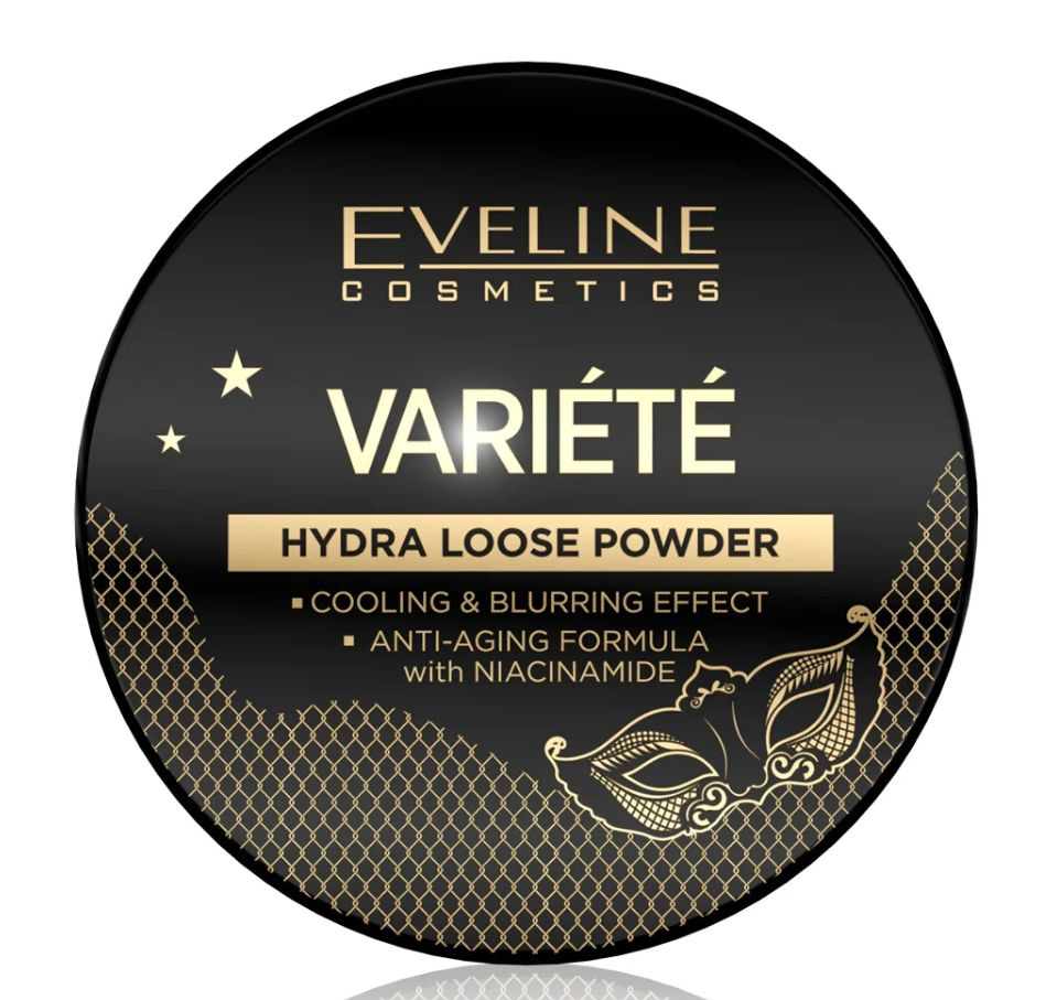 Eveline Cosmetics Пудра увлажняющая рассыпчатая с ниацинамидом VARIETE, 5 г  #1