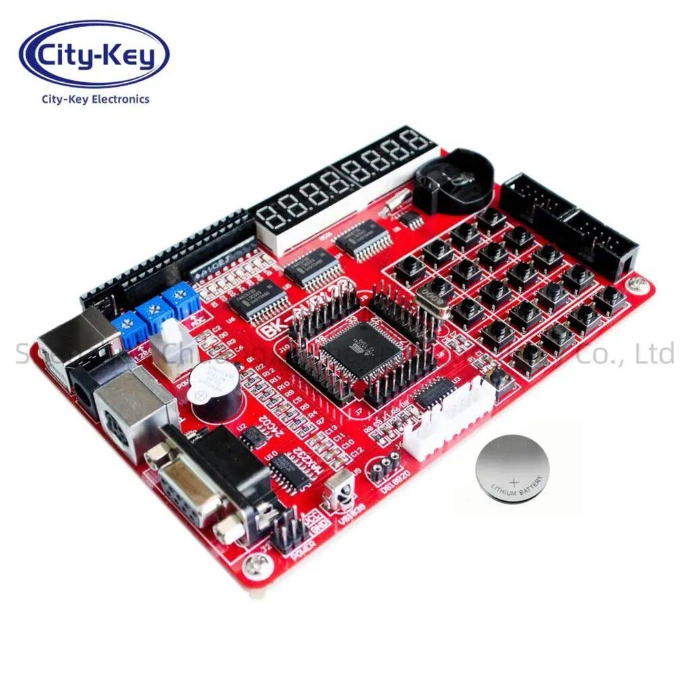 Специальная плата для разработки AVR с красной короной ATMEGA128 ...