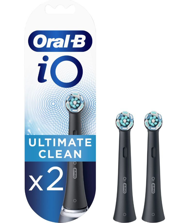 Oral-B Насадка для электрической зубной щетки iO RB Ultimate Clean Black, 2 шт в уп  #1