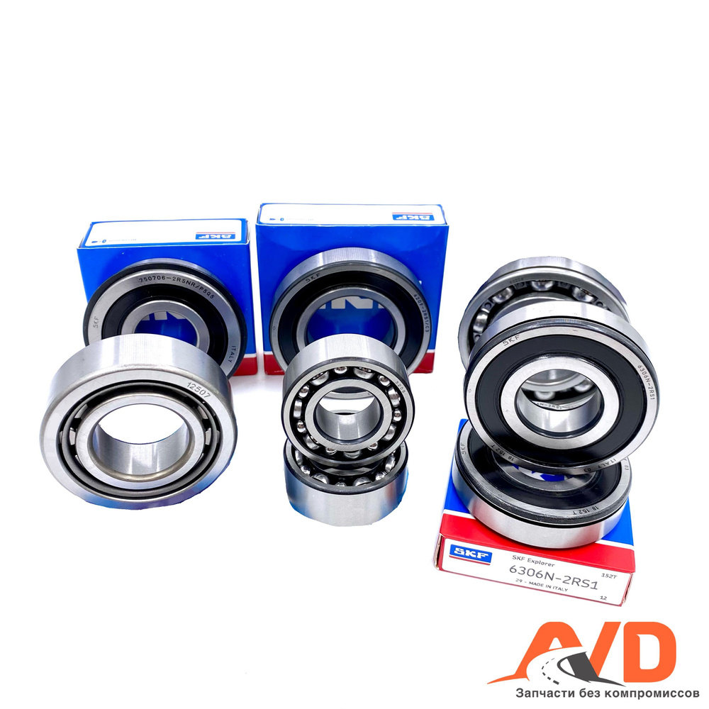 Ремкомплект подшипников РК под 2-ух рядные крышки (раздатки ...