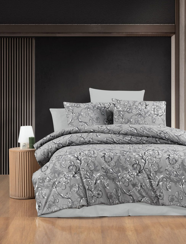Ecosse Комплект постельного белья, Ранфорс, 2-x спальный с простыней Евро, наволочки 50x70, 70x70  #1