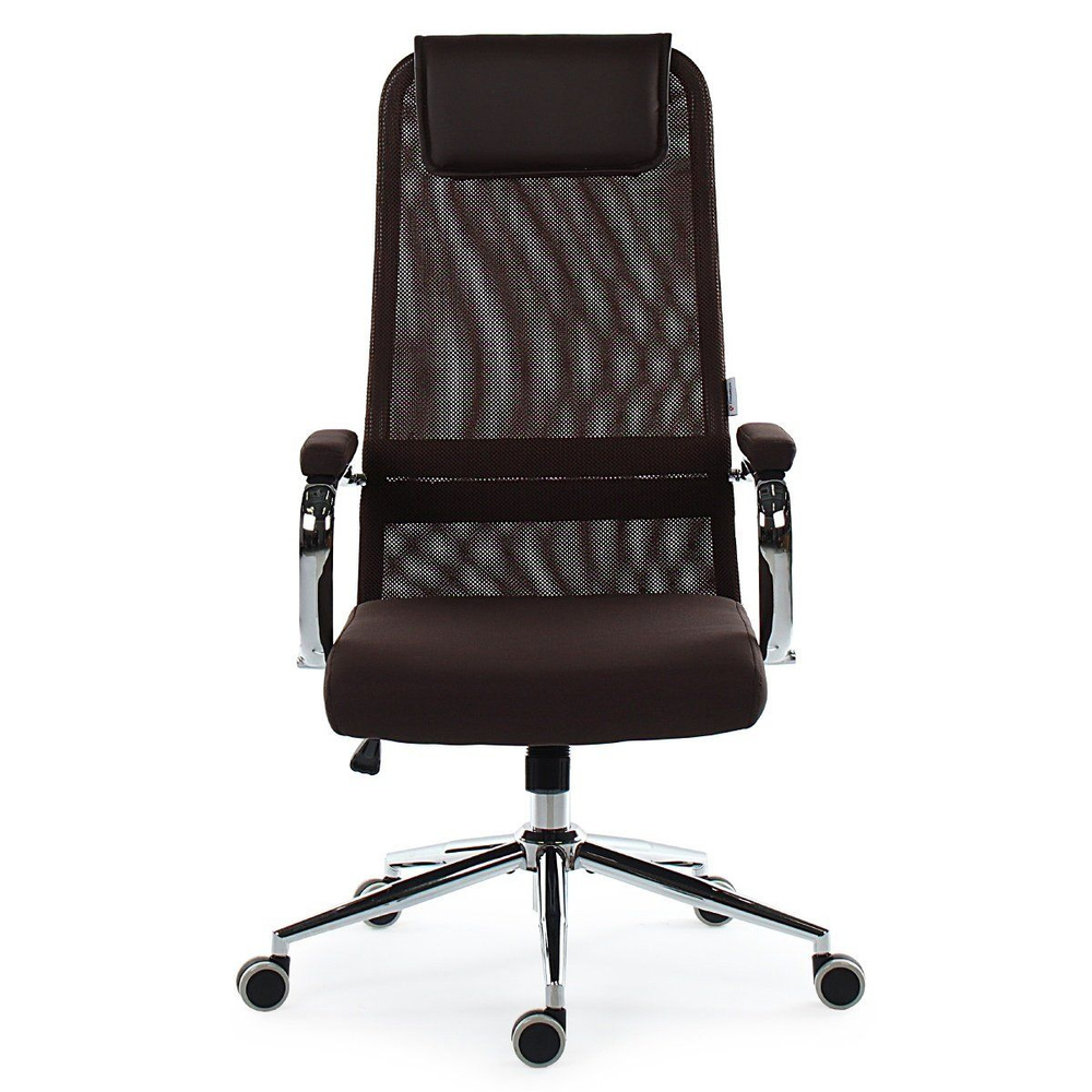 COMIRON Офисный стул, Металл, темно-коричневый #1