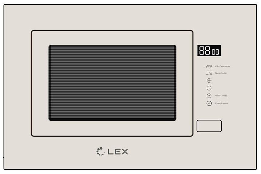 Микроволновая печь LEX BIMO 20.01 Ivory Light бежевый #1