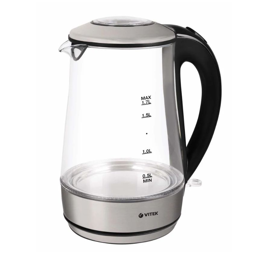 VITEK Электрический чайник Чайник VT-7082, серый металлик #1