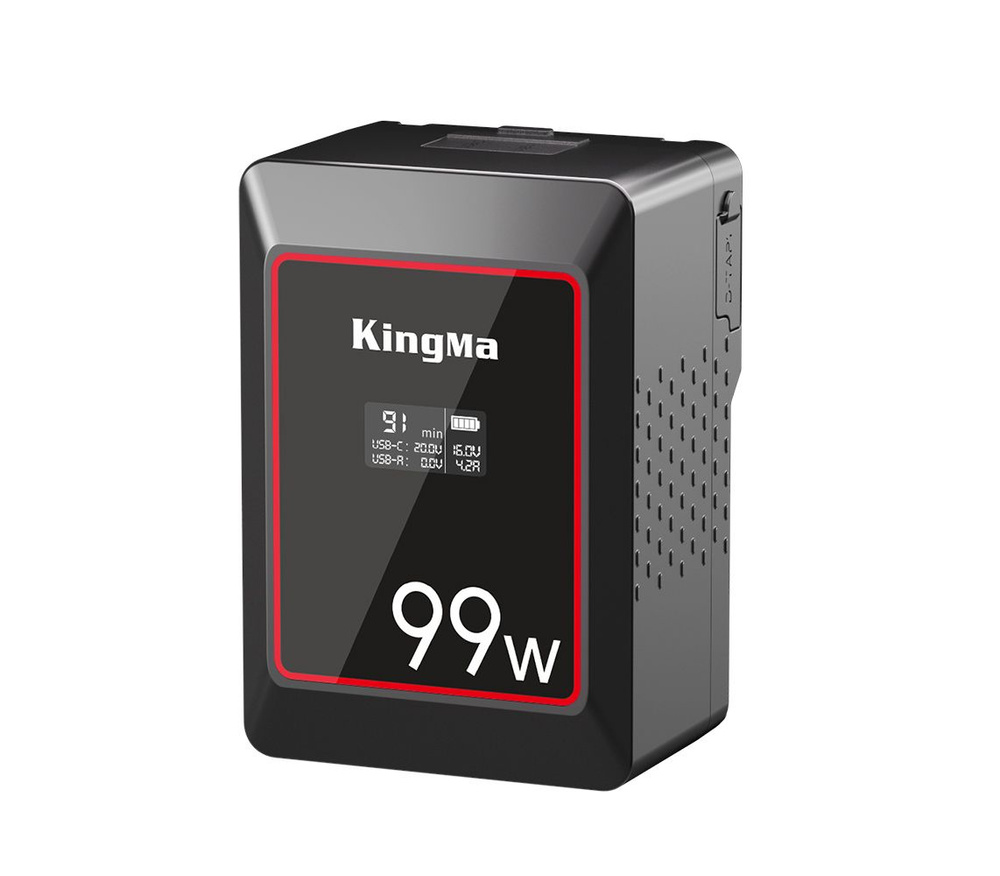 Аккумулятор Kingma 99W Mini, V-Mount с OLED дисплеем, 6700 мАч #1