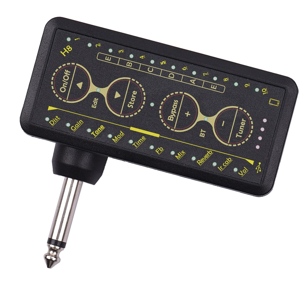 Ammoon мультиэффектный гитарный усилитель для наушников, перезаряжаемый ...