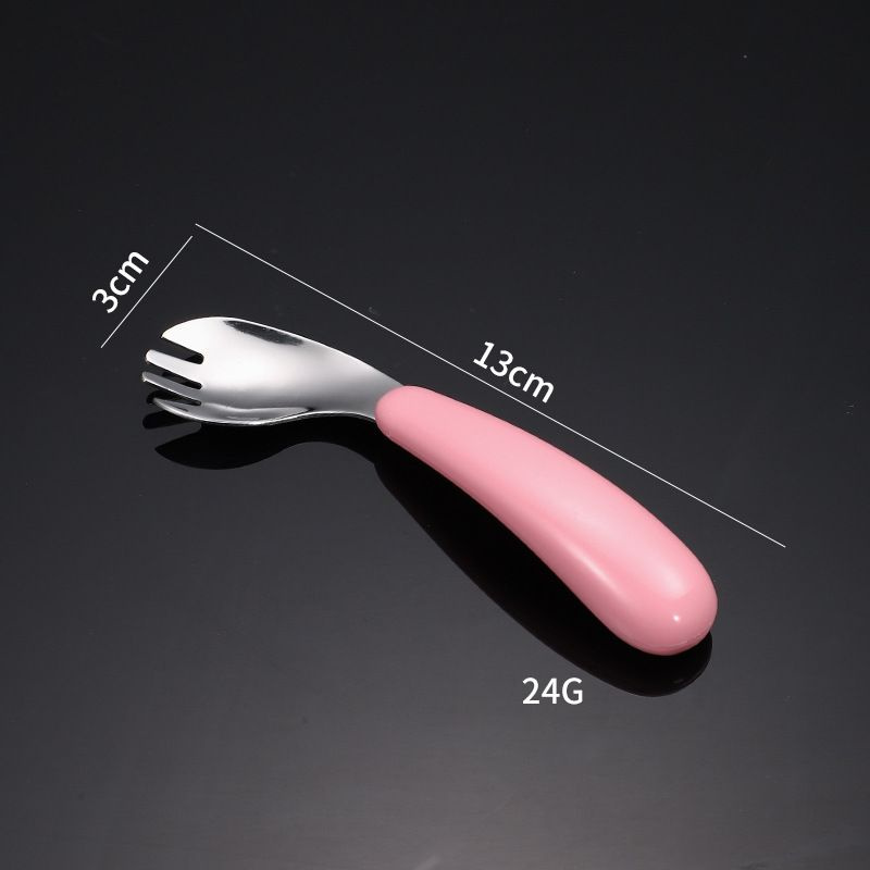 Детская вилка, дуга на ручке;Розовый. - купить с доставкой по выгодным ...