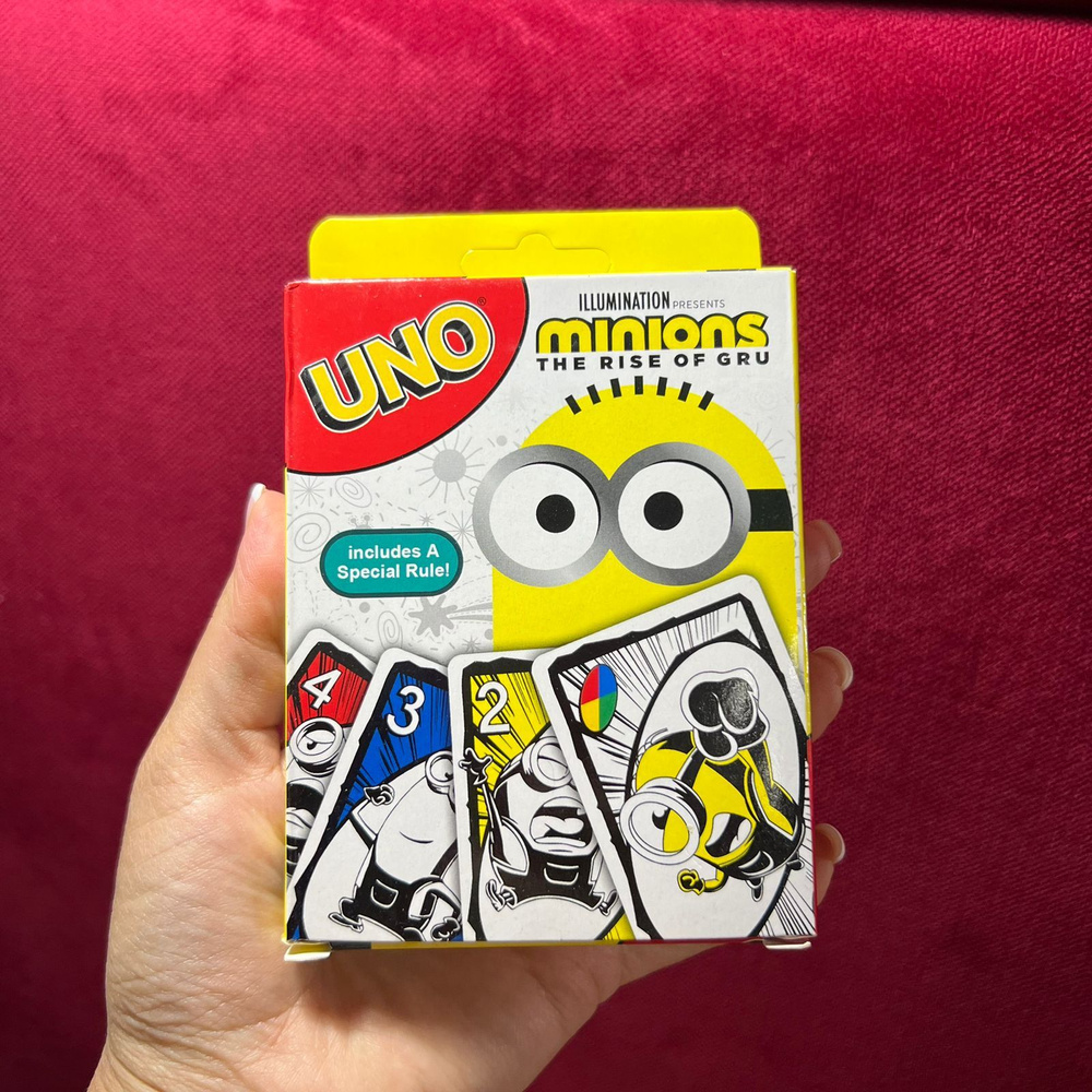 Увлекательная настольная игра UNO MINIONS 108 карт, развивающая карточная  игра UNO для компании, для семьи, в дорогу, для детей и взрослых - купить с  доставкой по выгодным ценам в интернет-магазине OZON (1375127341)