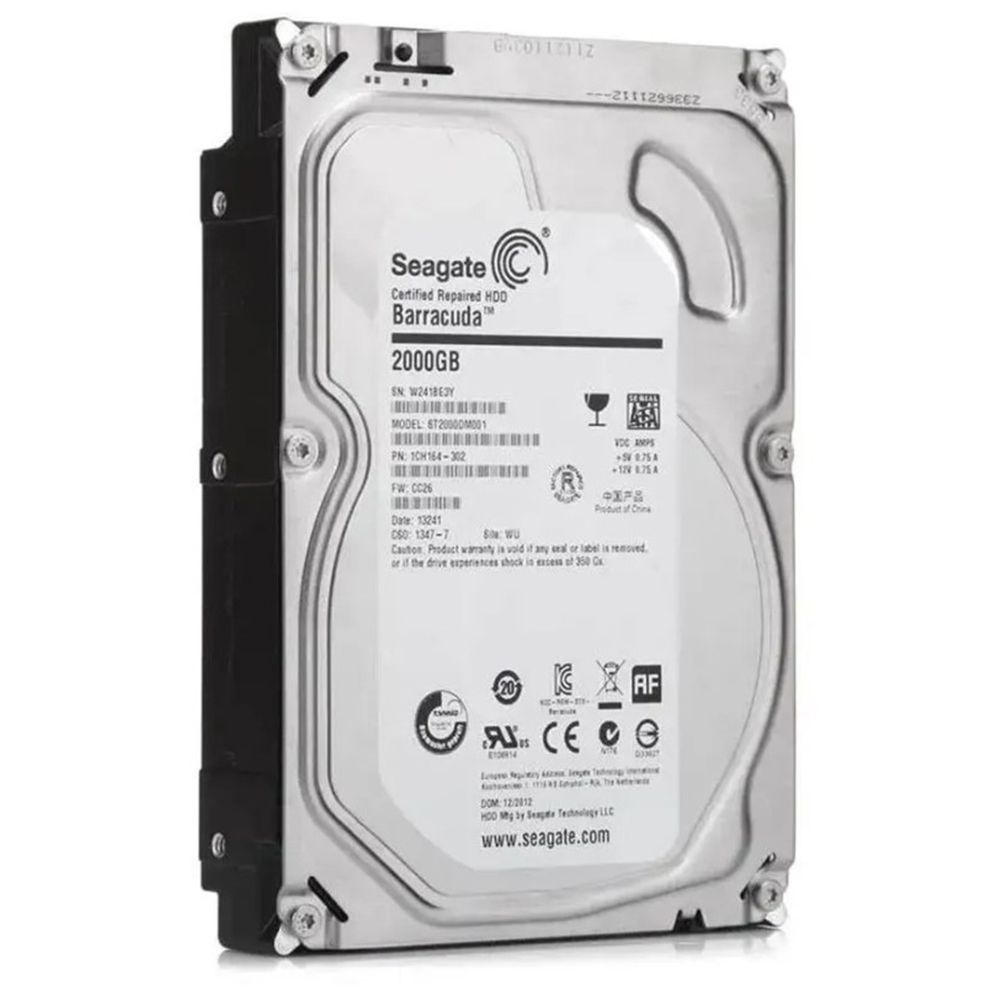 2 ТБ Внутренний жесткий диск Seagate HDD 3.5" 7200 об/мин SATA 6 Гбит/с ...