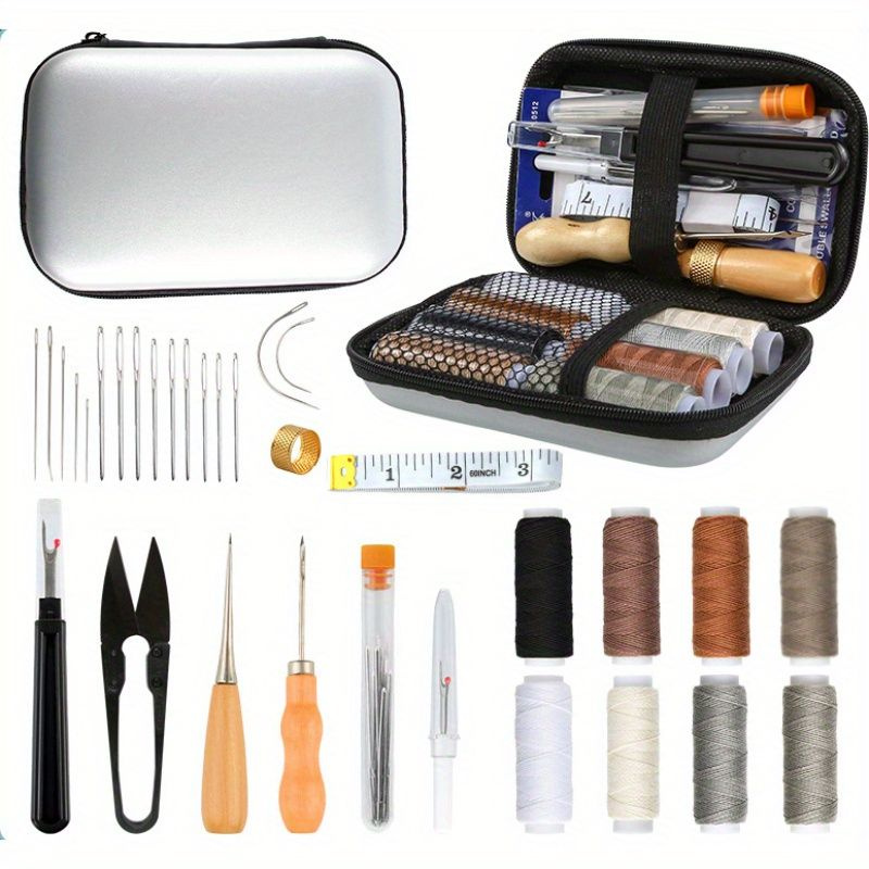 Набор инструментов кожевника, аксессуары для шитья и рукоделия 32 ...