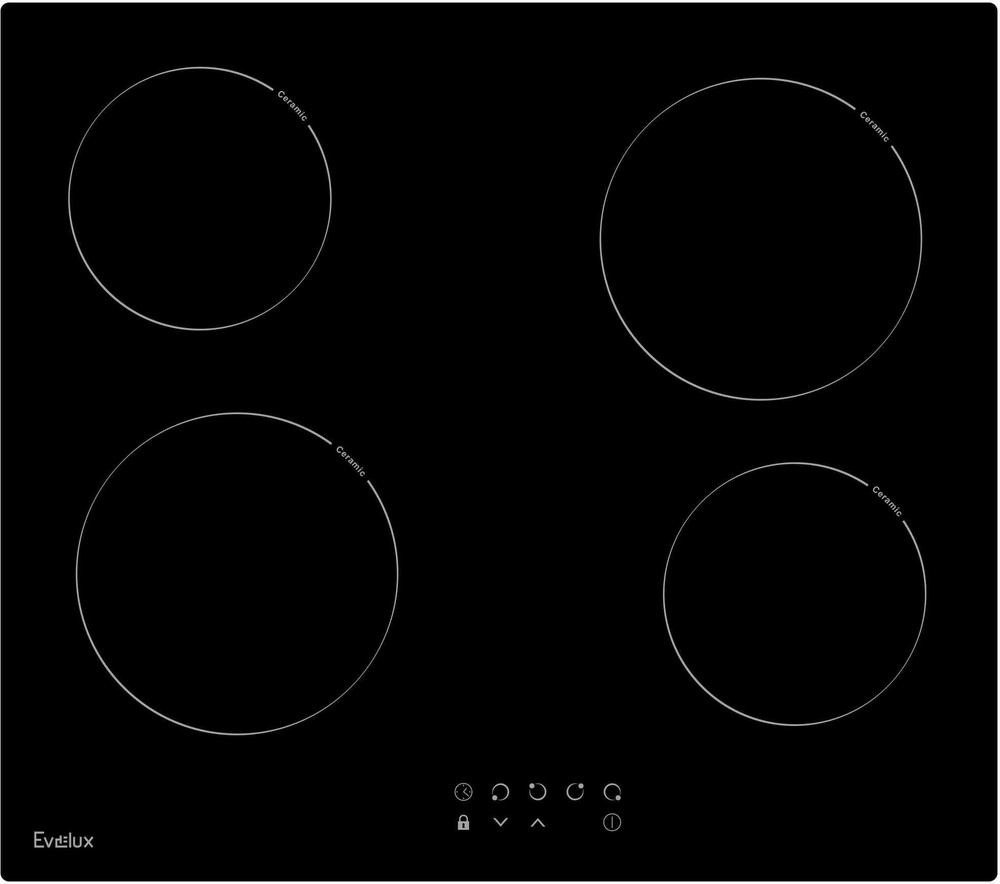 Варочная панель EVELUX HEV 640 B (Цвет: Black) #1