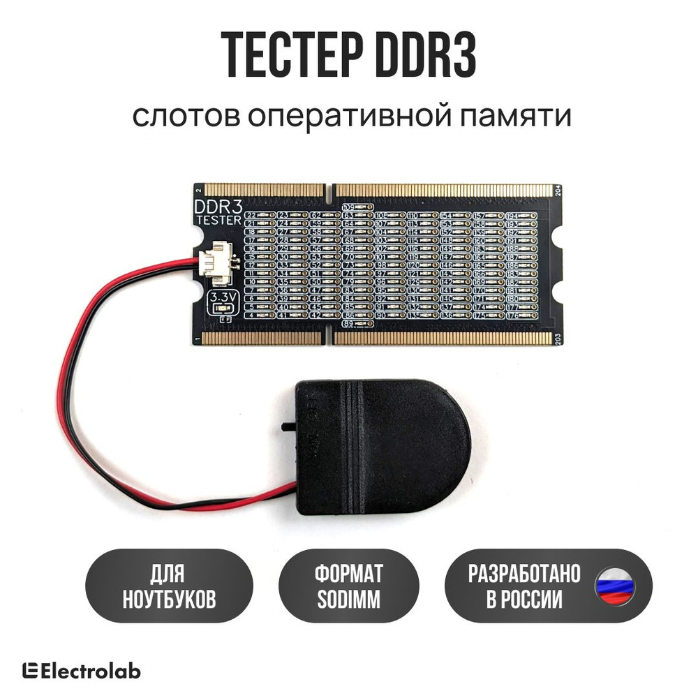Тестер слотов оперативной памяти DDR3 SODIMM - купить с доставкой по ...