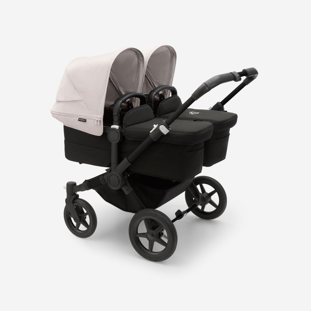 Коляска для двойни Bugaboo Donkey 5 Twin Black/ Midnight black/ Misty White #1