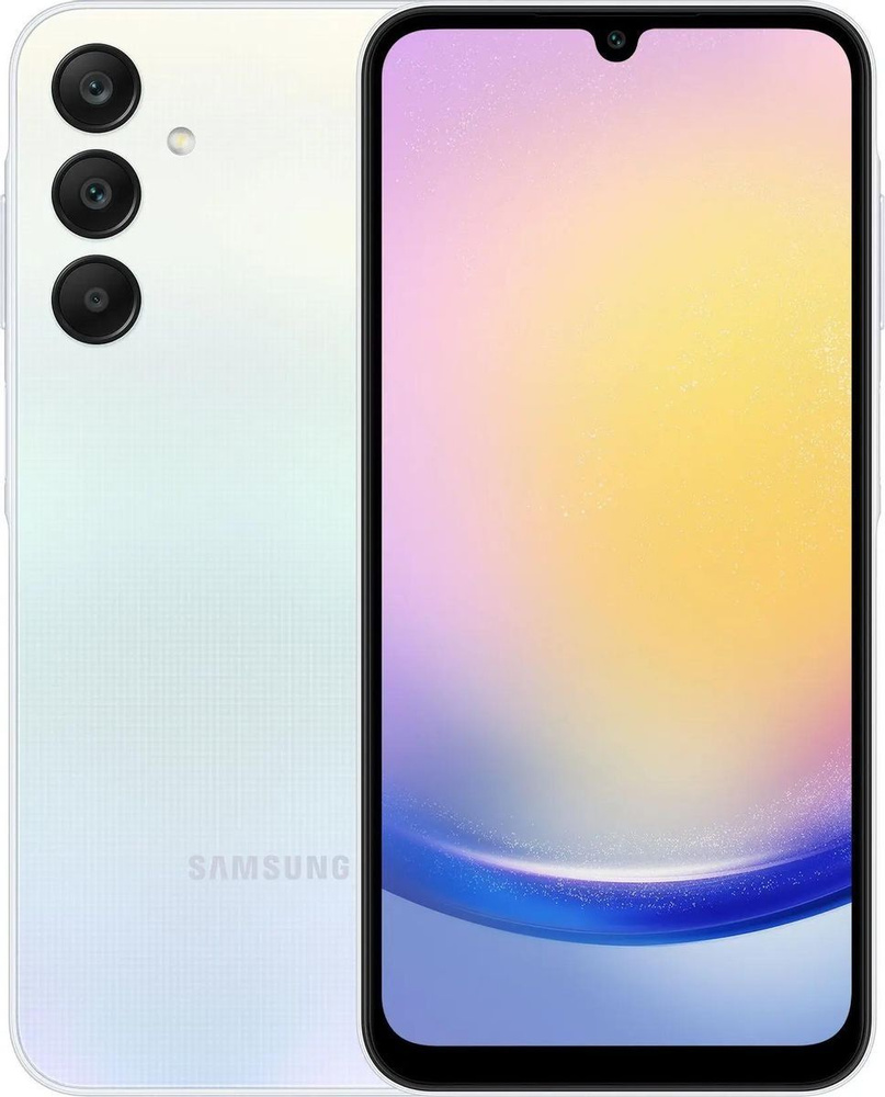 Samsung Смартфон Galaxy A25 6/128 ГБ, голубой #1