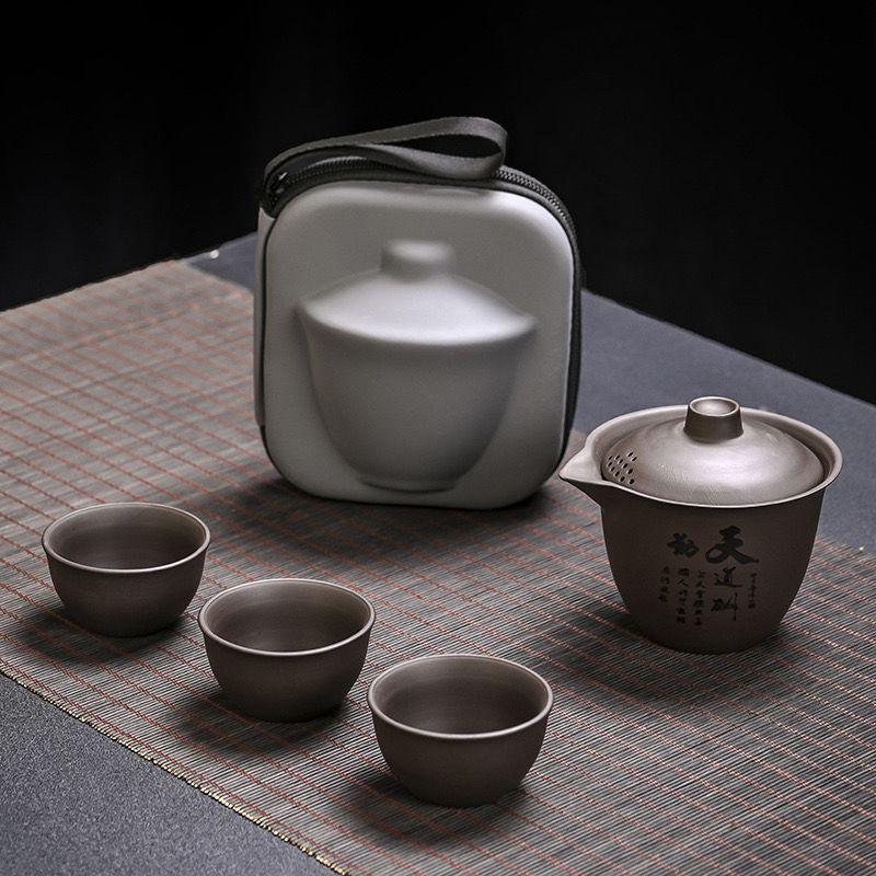 Китайский чайный набор (сервиз) Гайвань, набор для чаепития и чайной церемонии.  #1