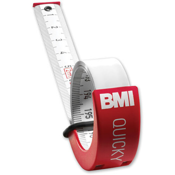 BMI BMImeter 2-in-1 Tape Measure and Ruler 3m/10ft