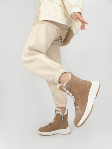Ботинки Женские Зимние Натуральная Замша и Мех – купить в интернет-магазинеOZON по низкой цене