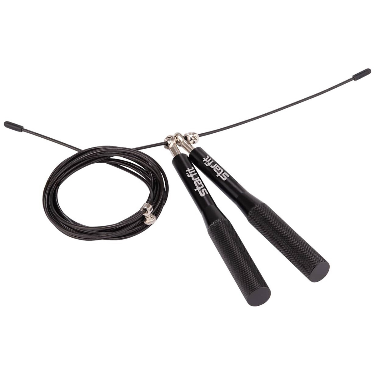 Скакалка STARFIT RP-301 скоростная с металлическими ручками, черный - Код товара: 194572729