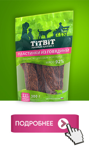 Пластинки из говядины TiTBiT 300 г.