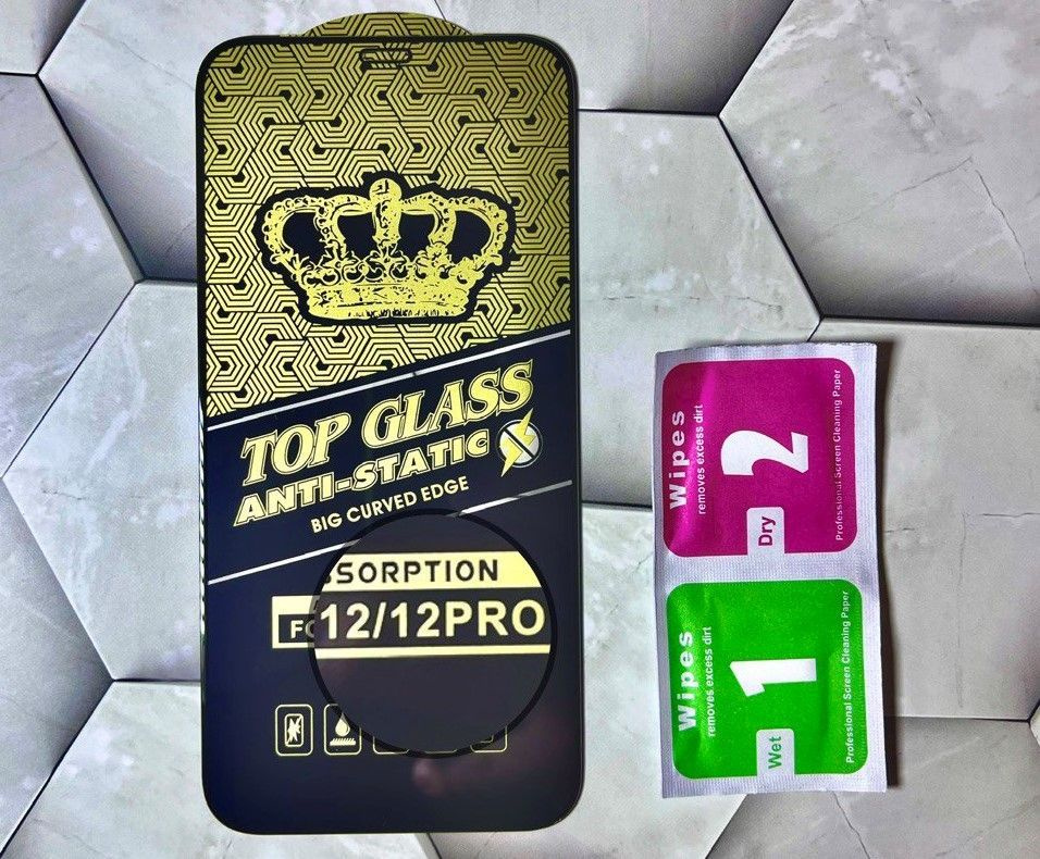 Защитное сткело Top Glass для Apple iPhone 12 и 12 Pro