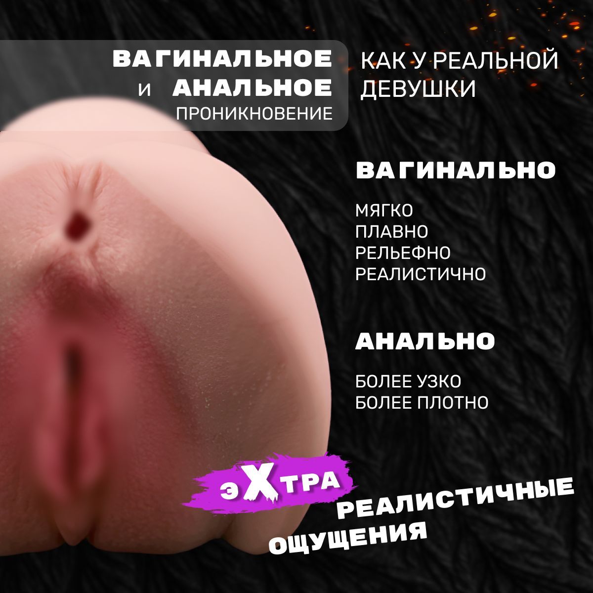 Мастурбатор мужской реалистичный. анатомическая форма. реалистичная женская  вагина. для мужчин. 18+ - купить с доставкой по выгодным ценам в  интернет-магазине OZON (968441380)