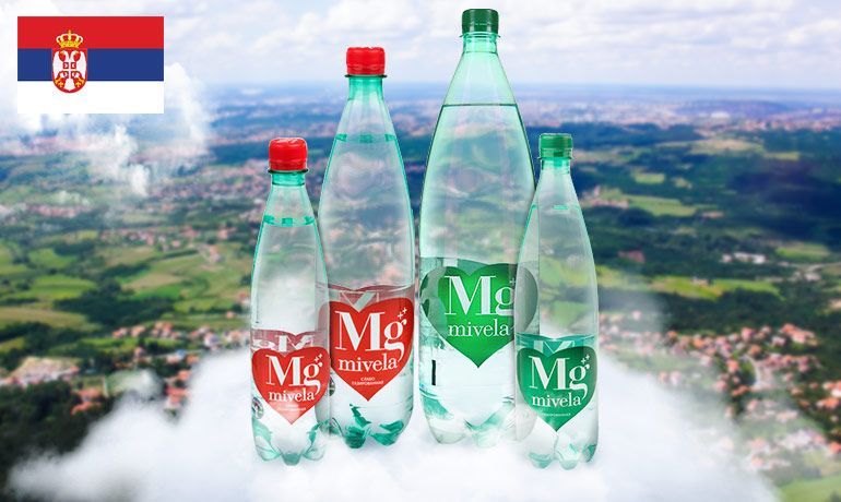 Вода минеральная Mivela Mg++ / Мивела слабогазированная ПЭТ 0.5 л (12 ...