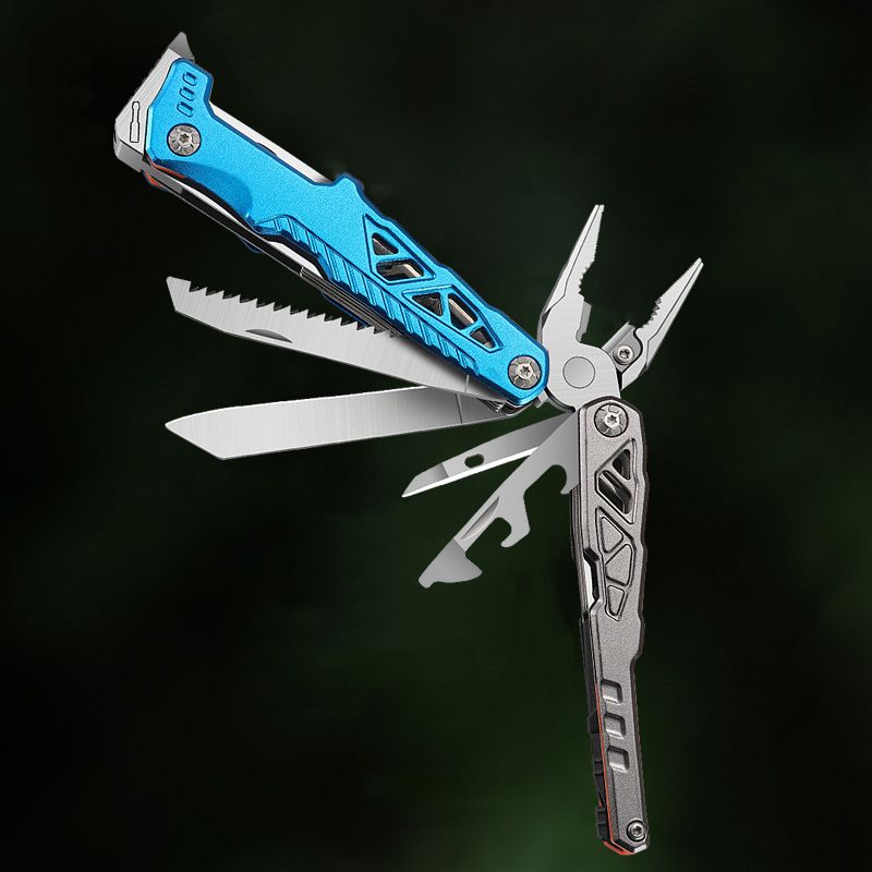Мультитул автомобильный, набор инструментов, нож походный армейский ...