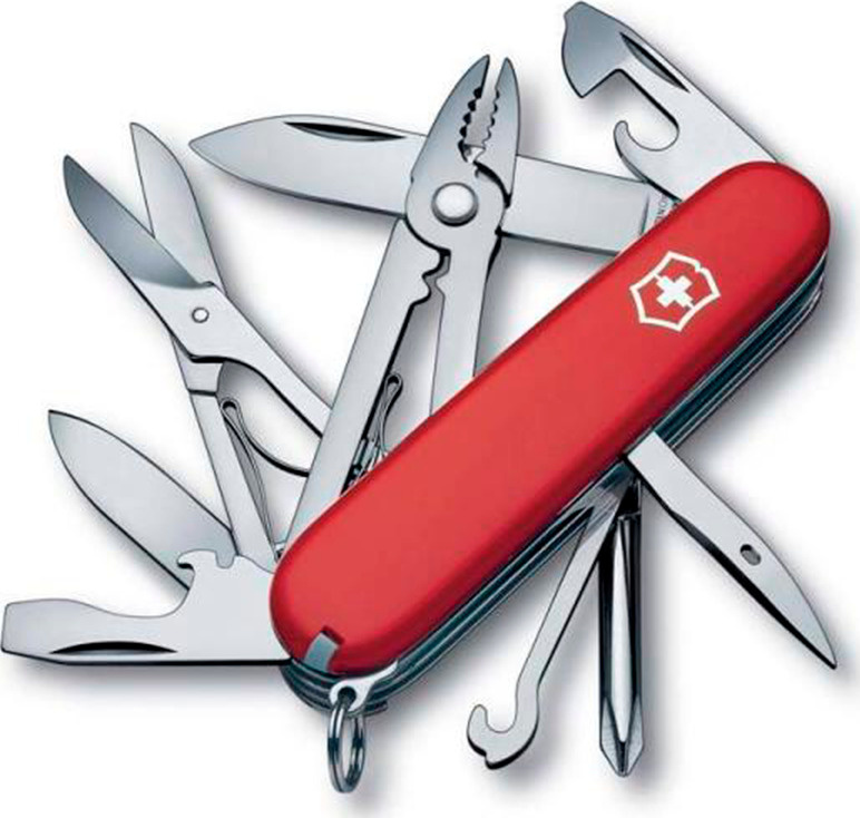 Нож Victorinox Deluxe Tinker, 91 мм, 17 функций, красный, арт. 1.4723 #1