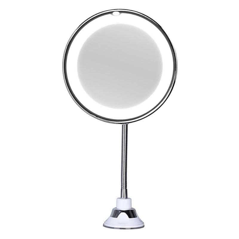 Увеличительное гибкое зеркало с подсветкой 10x #1