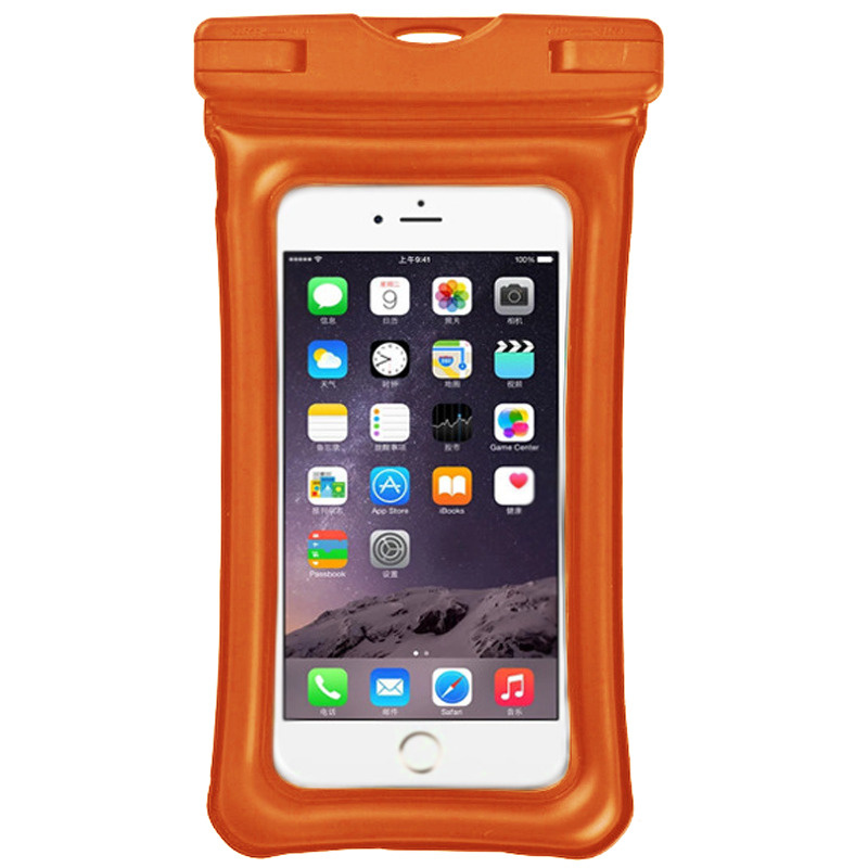 Водонепроницаемый чехол для телефона, смартфона, для съемки под водой, непромокаемый, герметичный, оранжевый #1