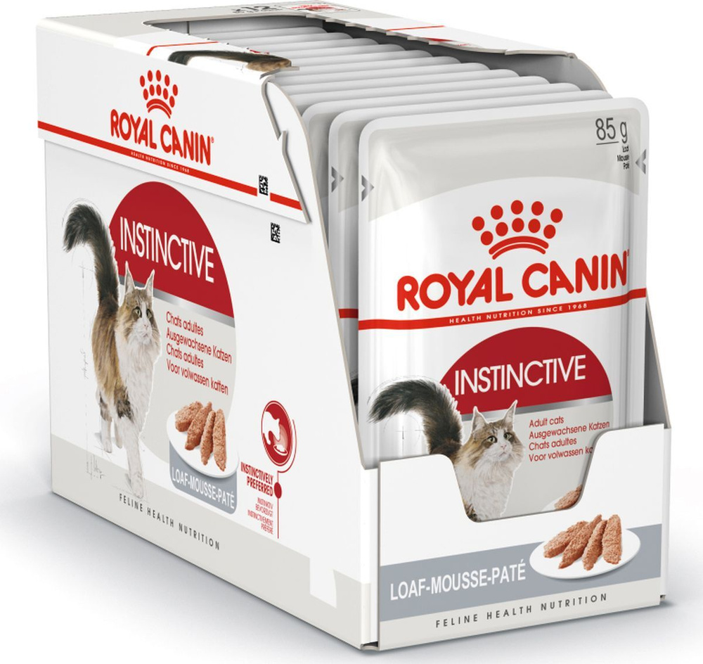 Влажный корм для кошек Royal Canin Instinctive, паштет, 85 г х 12 шт #1