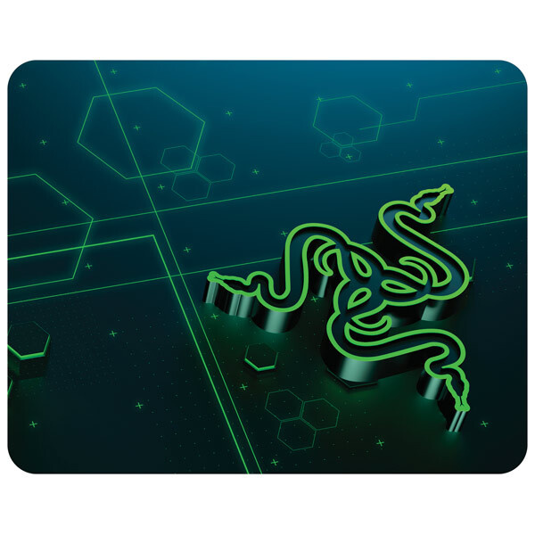 Razer Игровой коврик для мыши Goliathus Mobile (RZ02-01820200-R3M1), черный, зеленый  #1