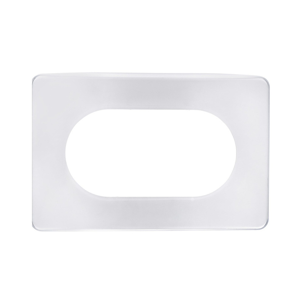 Накладка для розетки защита для обоев двухместная прозрачная duwi 09180 6  #1