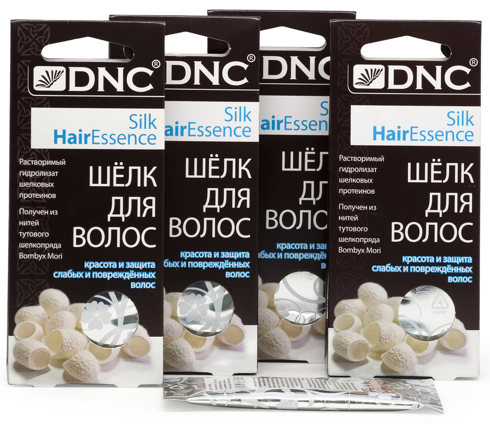 DNC Шелк для волос, Ремонтирующая маска; Восстановление структуры, Протеиновое лечение поврежденных волос #1