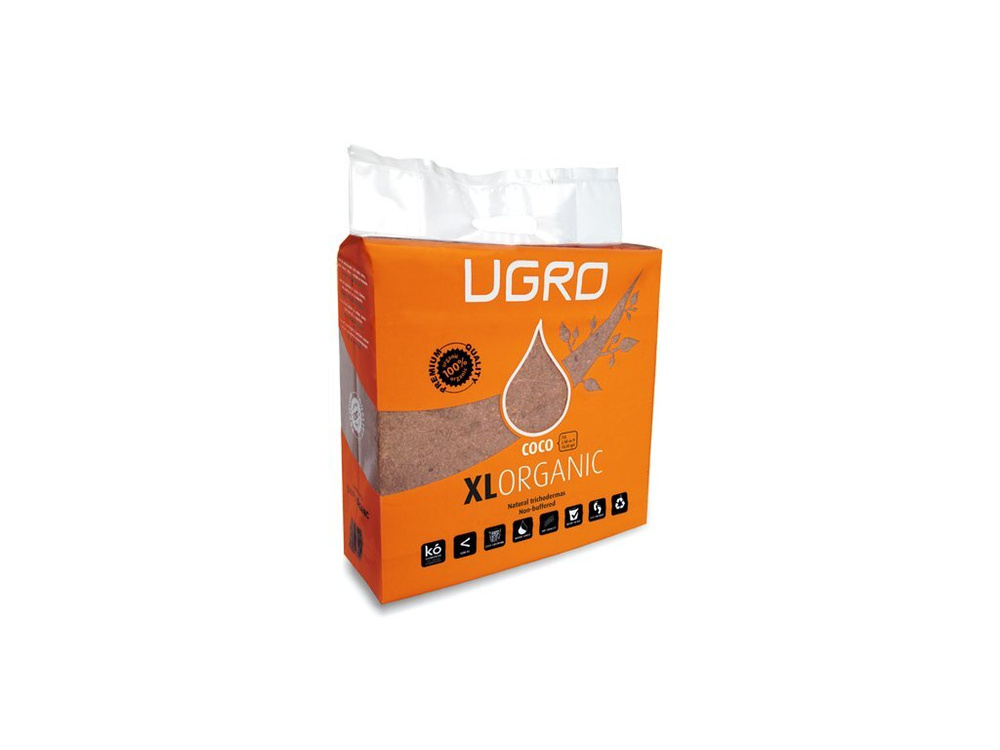 Субстрат, UGro XL Organic, кокосовый, в брикете, не требует промывки, 70л  #1