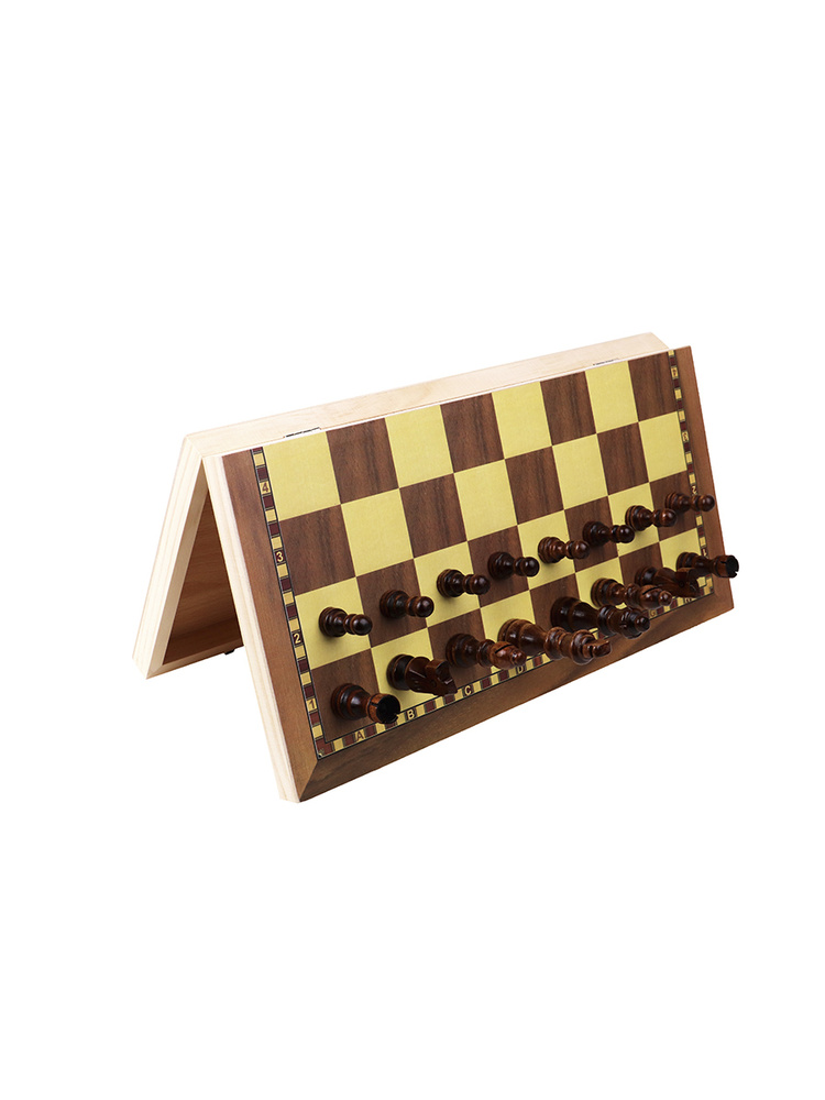 Шахматы магнитные из дерева поле 29см #1