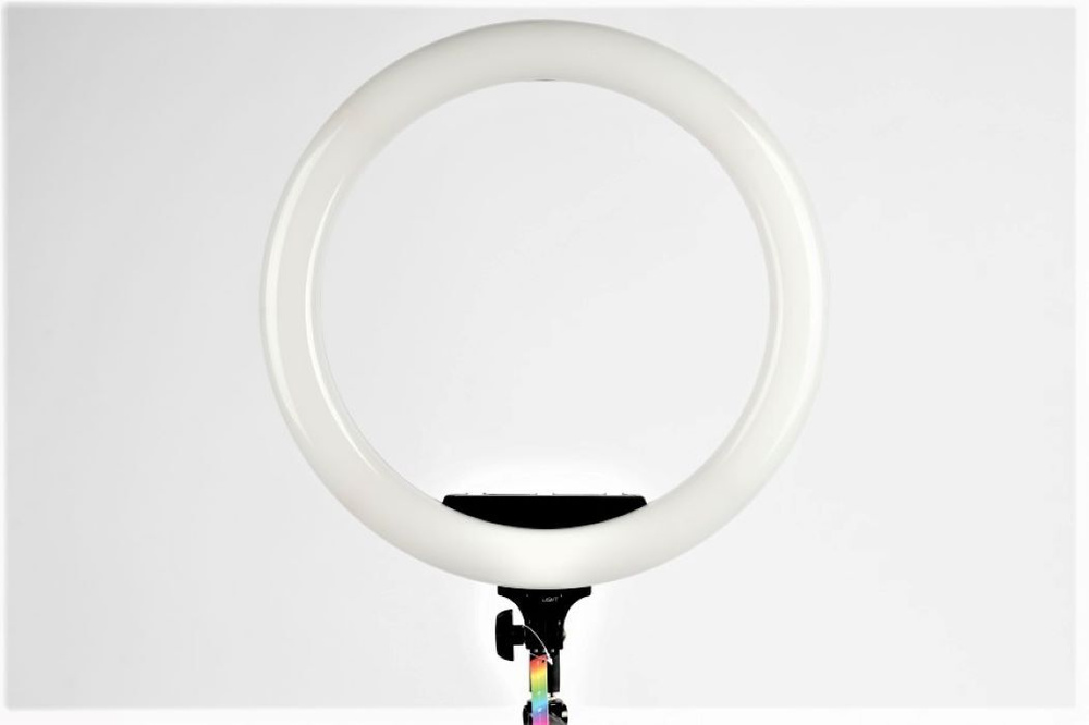 Светодиодная кольцевая лампа FST RL-48RGB  #1