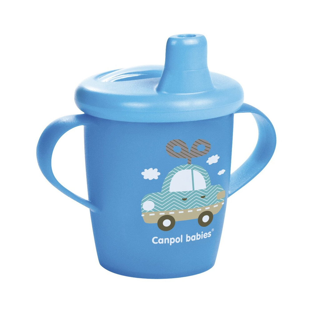 Чашка-непроливайка Canpol Babies Toys 250 мл, голубая #1