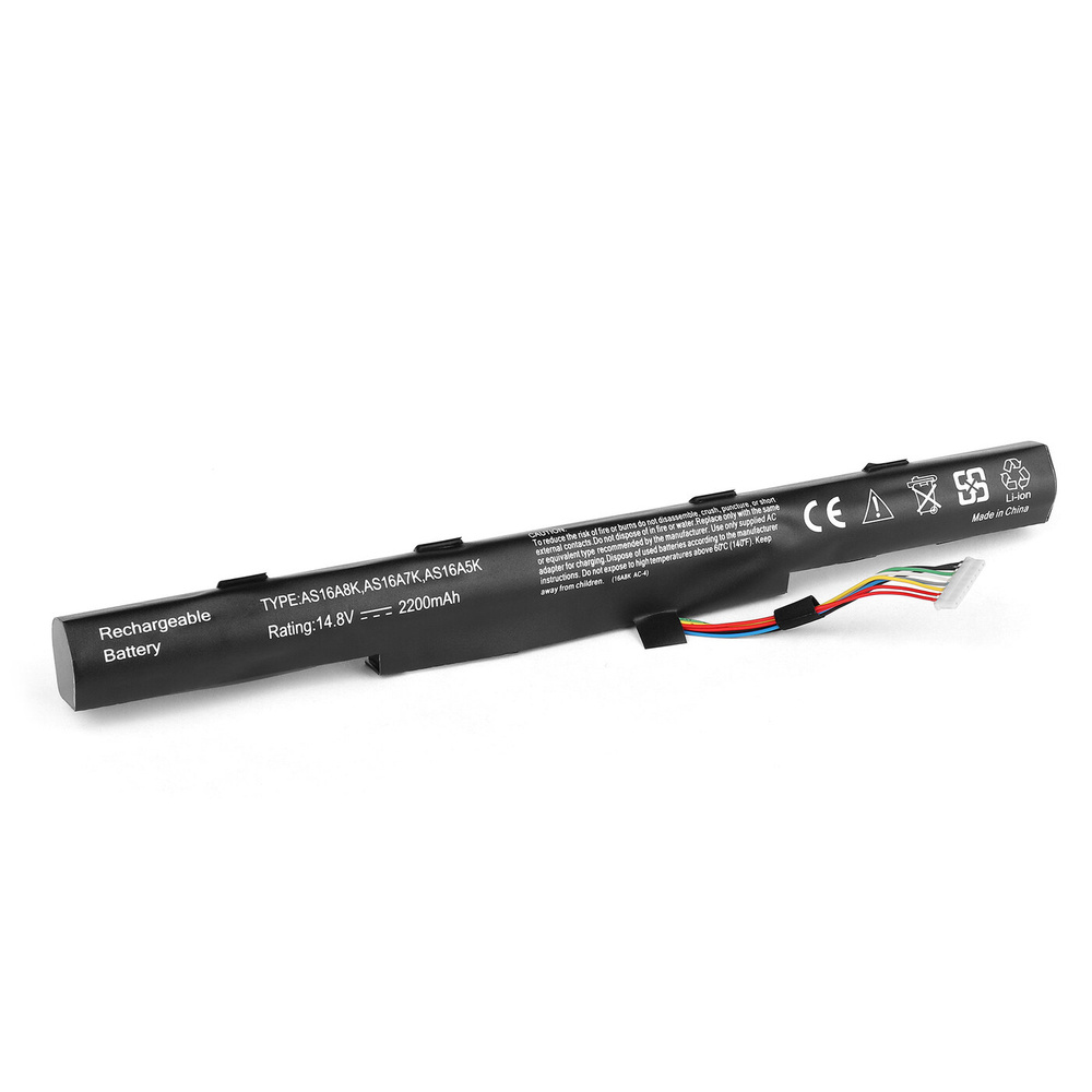 Аккумулятор для ноутбука Acer Aspire E5-523G Series (14.8V, 2200mAh). PN: AS16A7K, AS16A8K  #1