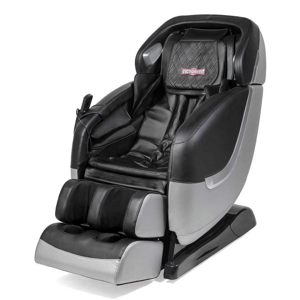 Массажное кресло VictoryFit VF-M828 black, для дома, воздушно-компрессионный, разминающий, шиацу, прогрев, #1