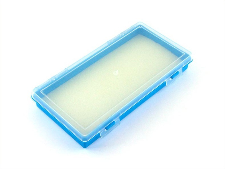 Коробка для приманок PlBOX 2401 (без ячеек, БЕЗ изолона) 240 х 130 х 35 мм, цв. Синий  #1