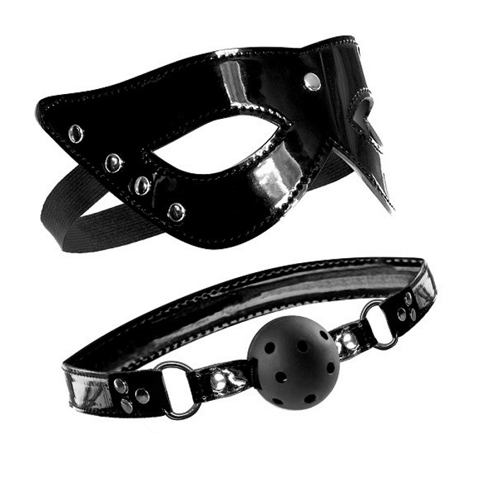 Комплект из маски и кляпа Fetish Fantasy Limited Edition Masquerade Mask & Ball Gag  #1