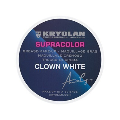 KRYOLAN Грим на жировой основе "Клоун"/Supracolor Clown White 30 гр. Белый  #1