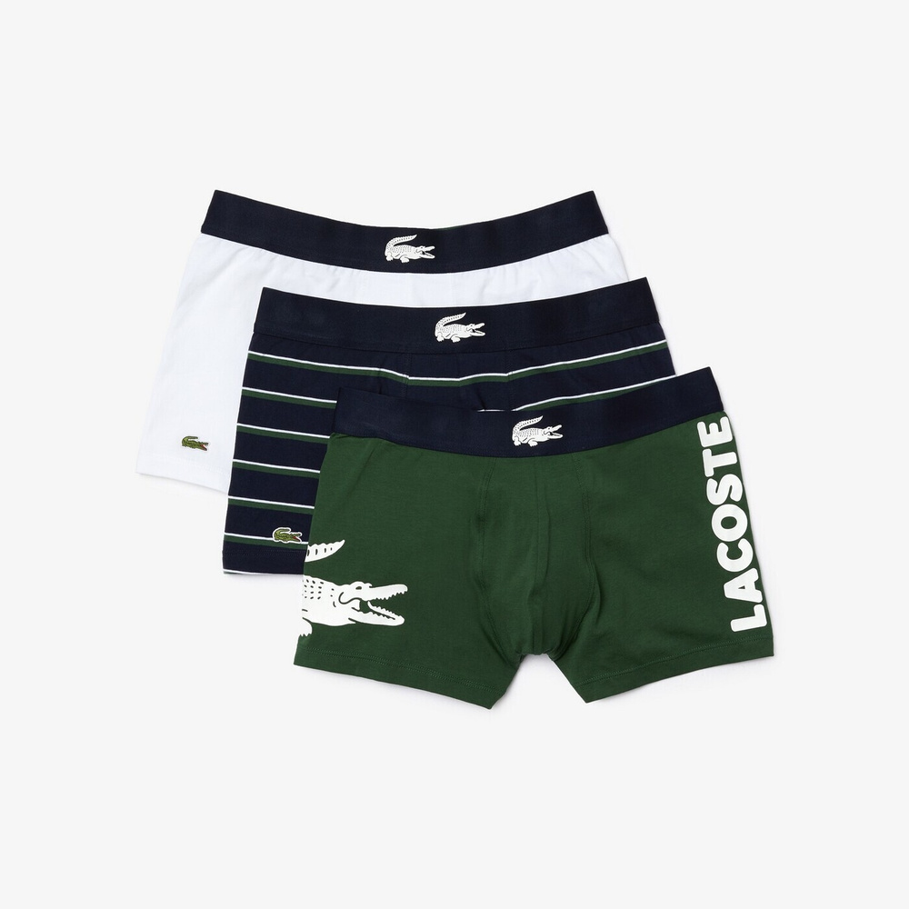 Комплект трусов боксеры Lacoste, 3 шт #1